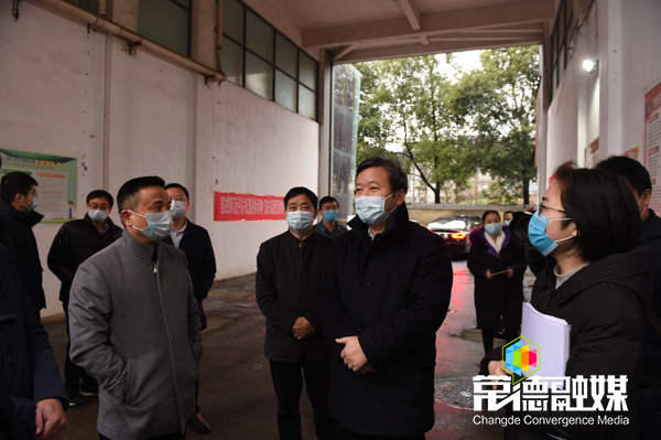 曹立军到津市指导疫情防控和复工复产工作