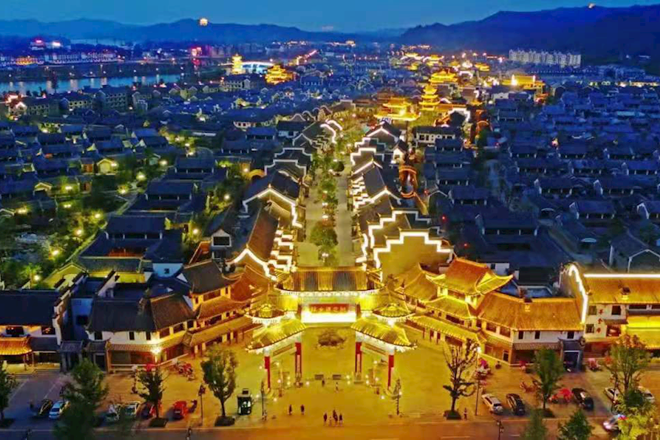 桃花源古镇——夜景