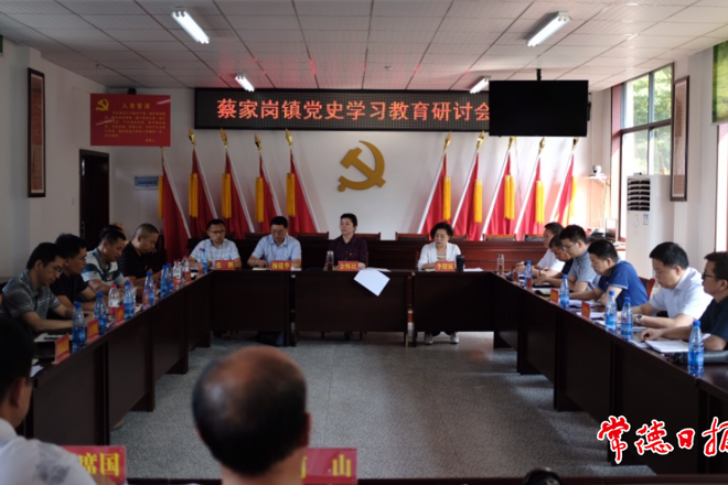 市领导赴蔡家岗镇指导党史学习教育时强调：要将思想上的收获 变成行动上的自觉