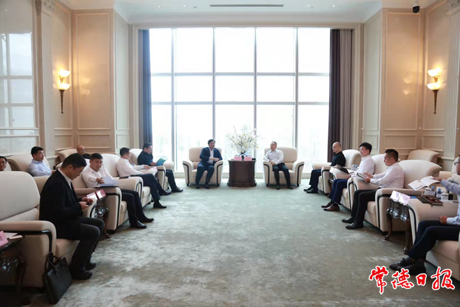 邹文辉赴长三角开展招商考察 不断提升区域竞争力 为更多战略投资者落户常德奠定基础