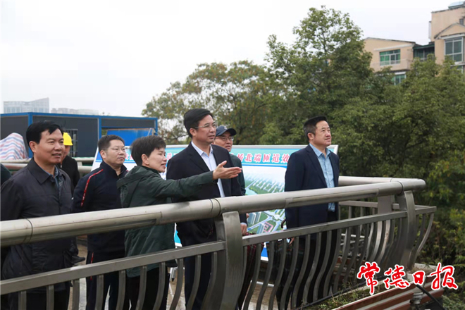 邹文辉实地督导武陵大桥维修加固工程