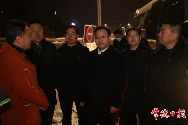 周振宇督导低温雨雪天气应急处置工作 坚守岗位 加强应对 确保群众正常生产生活秩序