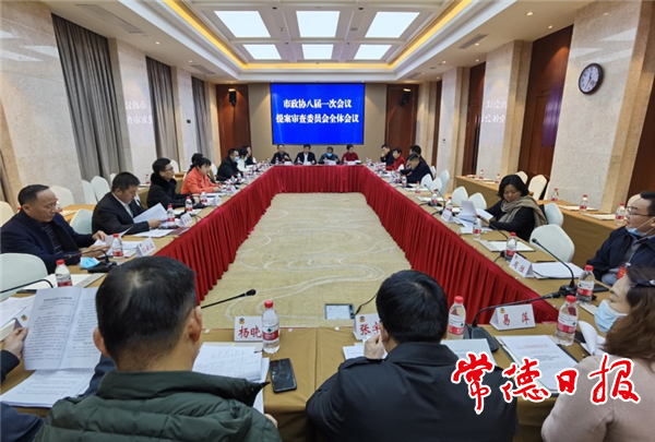 市政协八届一次会议提案审查委员会全体会议召开