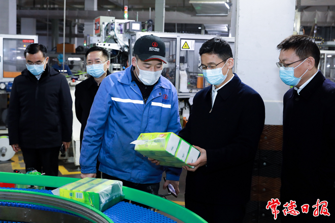 大年初二，曹志强督导企业安全生产、疫情防控、安保维稳等工作