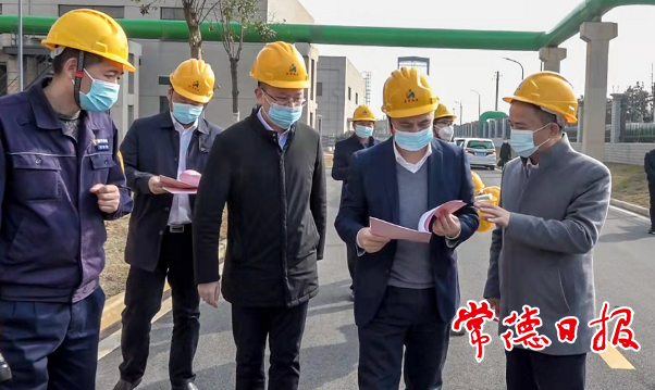 市领导到津市市督导复工复产