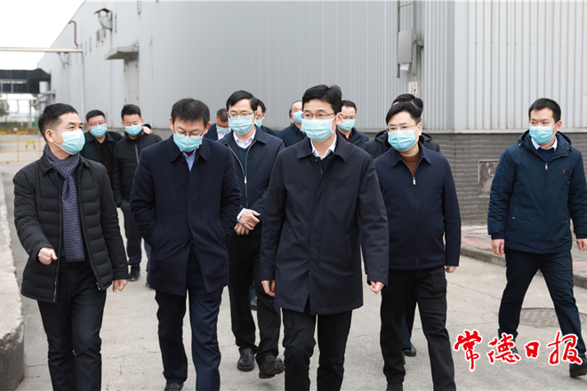 曹志强在常德经开区调研时指出：打造一流营商环境 大力推进“五好”园区创建