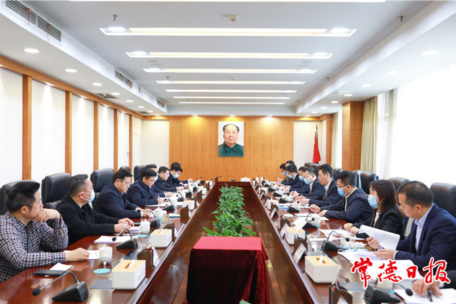 曹志强会见中建五局党委书记、董事长田卫国一行 深化战略合作 实现互利共赢