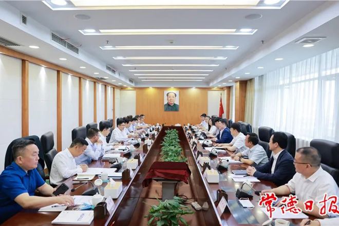 曹志强与中国化学工程股份有限公司总经理助理杨志明一行会谈 进一步推动相关领域合作