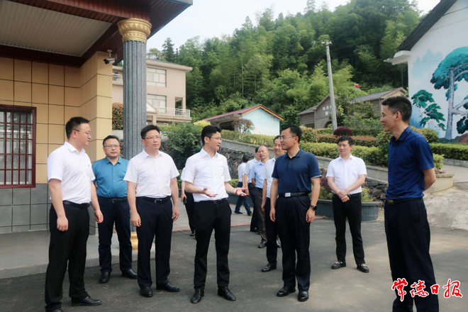 曹志强赴桃花源旅游管理区调研时强调：发挥示范引领作用 打造全市乃至全省乡村振兴新样板