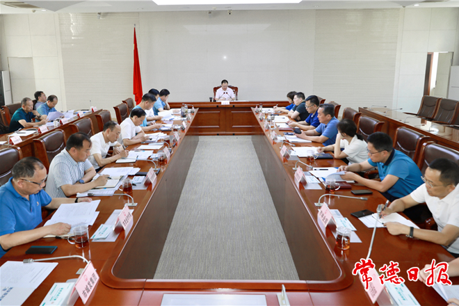 市城市建设规划审查领导小组会议召开