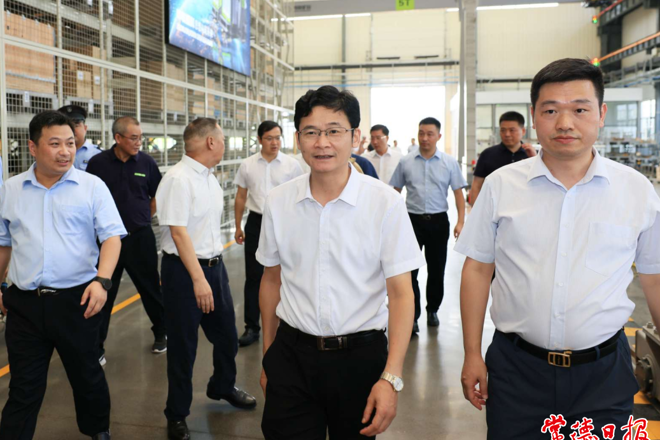 曹志强赴常德高新区、常德经开区调研企业发展