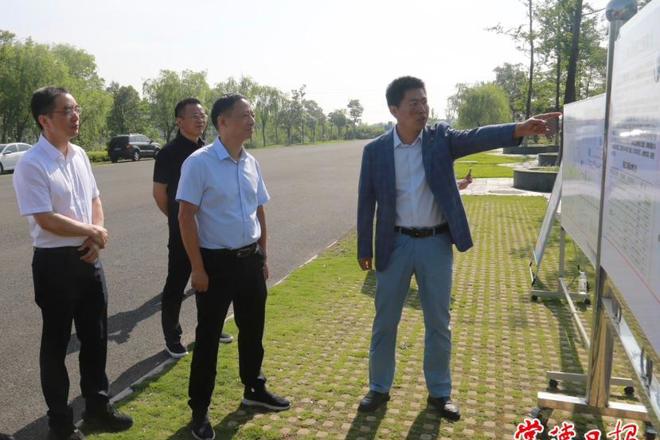 市领导调研江北城区水系水生态水环境治理保护工作