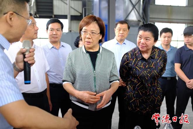 省人大常委会调研组来常调研