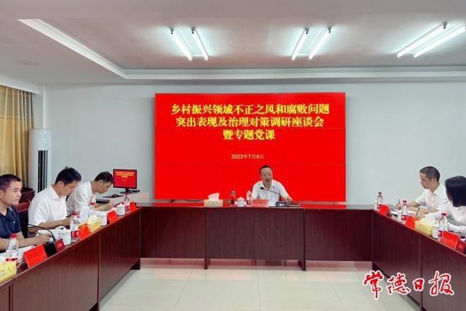 市领导在安乡县开展“一月一课一片一实践”主题党日活动