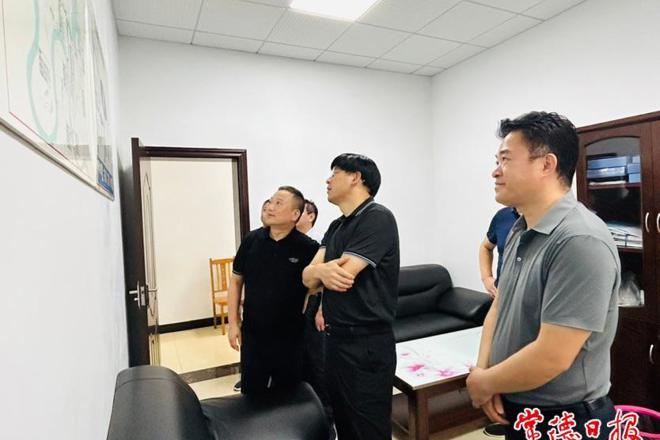 省水利厅调研组来常调研防汛抗旱工作