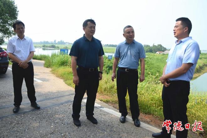 市领导赴冲柳高水鼎城河段开展巡河工作