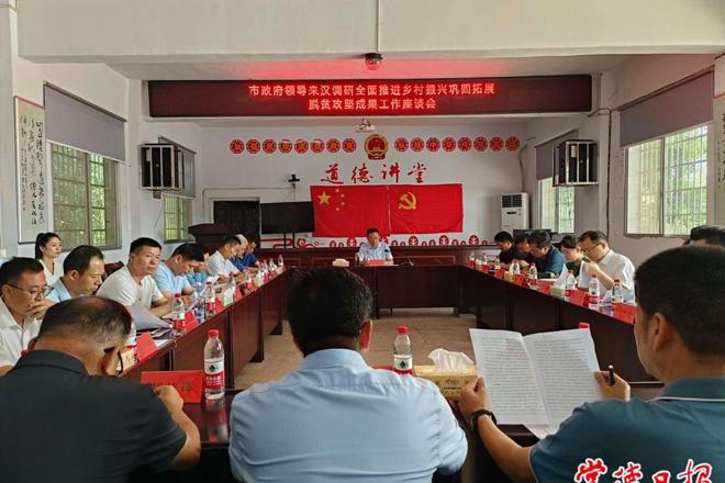 市级领导调研马家村乡村振兴工作