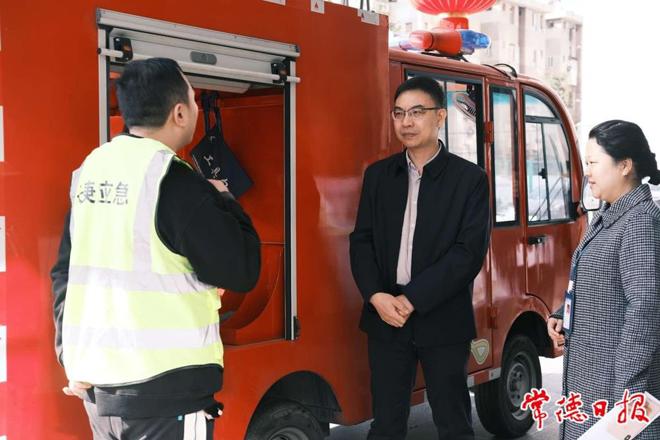 市领导督导检查市康复医院消防安全工作