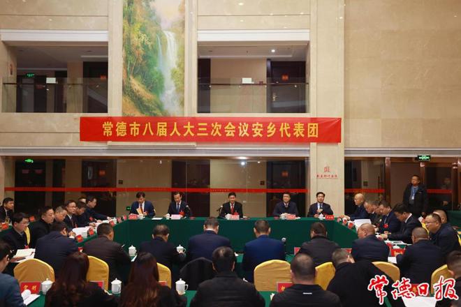 曹志强参加安乡代表团审议