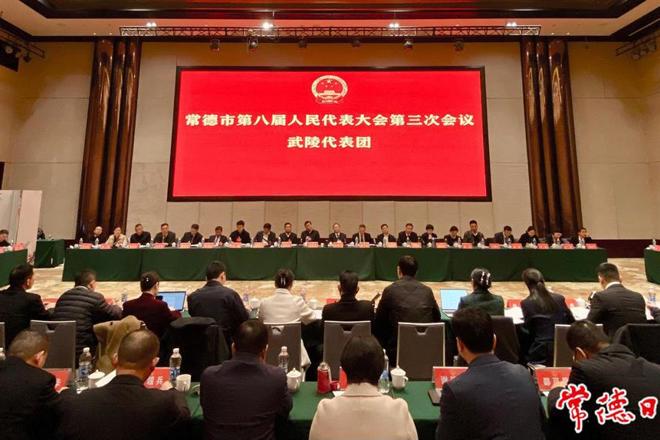 周振宇参加武陵代表团审议