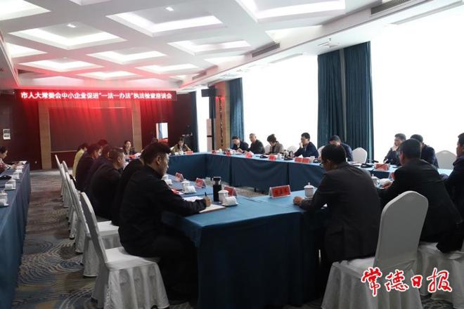 市领导率队到汉寿县开展中小企业促进