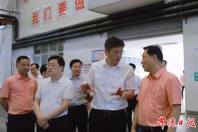 罗毅君在常德经开区调研走访部分企业、项目现场