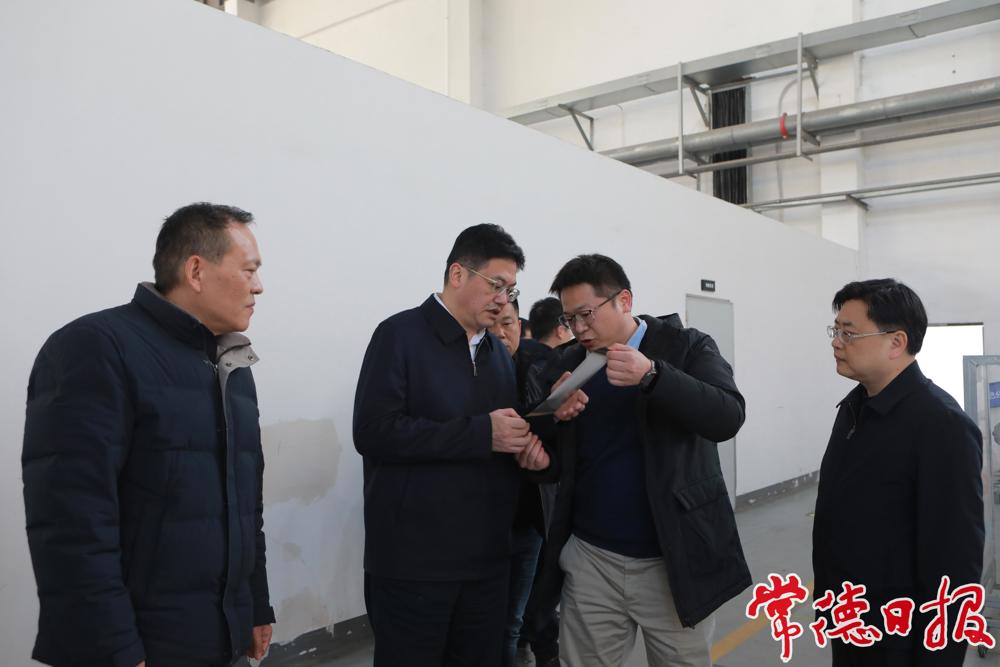 市委书记罗毅君在智见控股（一期二期）项目现场调研