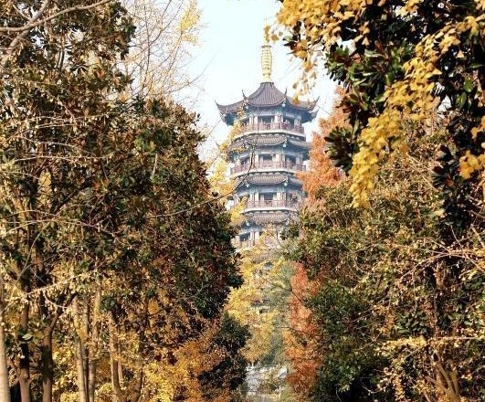 【组图】冬日晴好 常德孤峰公园山水间游人如织