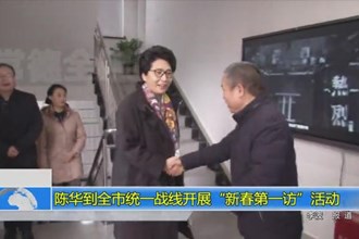 陈华到全市统一战线开展