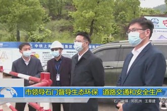 市领导石门督导生态环保、道路交通和安全生产