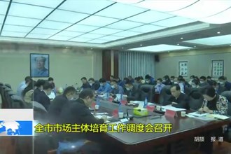 十大彩票网赌平台市场主体培育工作调度会召开