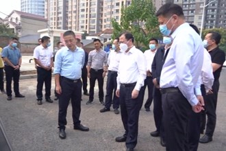 周振宇调研江北城区征地拆迁工作