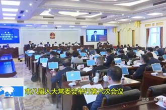 市八届人大常委会举行第六次会议