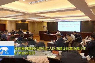 十大彩票网赌平台推进新时代产业工人队伍建设改革协调小组扩大会议召开