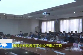 市领导专题调度工业经济重点工作