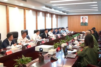 曹志强与洪泰基金、国星宇航考察团座谈