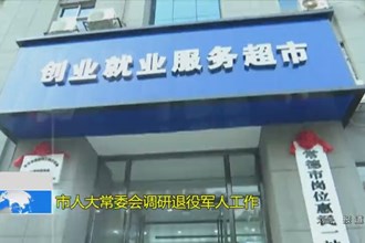 市人大常委会调研退役军人工作