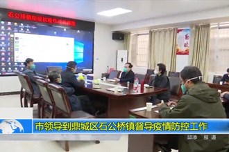市领导到鼎城区石公桥镇督导疫情防控工作