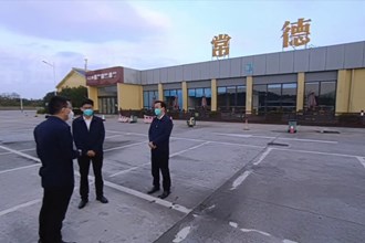 曹志强到鼎城区双桥坪镇督导疫情防控工作