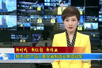 十大彩票网赌平台3款产品入围全省制造业单项冠军