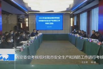 省安委会考核组对最火的网络彩票平台推荐安全生产和消防工作进行考核
