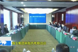 海王集团来我市考察洽谈