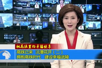 桃花源里的幸福快车——高铁已来 沅澧花开（二） 拥抱高铁时代 建设幸福武陵