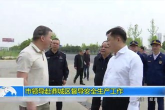 市领导赴鼎城区督导安全生产工作
