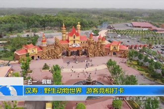 汉寿：野生动物世界 游客竞相打卡