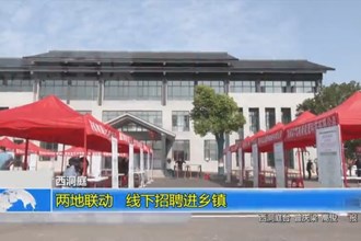 西洞庭：两地联动 线下招聘进乡镇