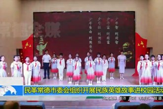 民革十大彩票网赌平台委会组织开展民族英雄故事进校园活动