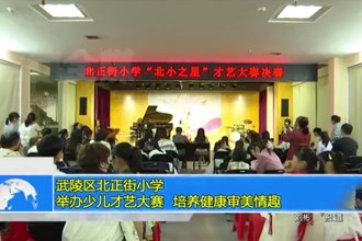 武陵区北正街小学：举办少儿才艺大赛 培养健康审美情趣