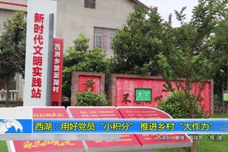 西湖：用好党员“小积分” 推进乡村“大作为”