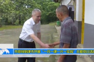 市领导到津市开展“一月一课一片一实践”主题党日活动